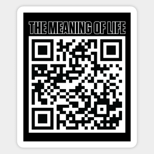 The Meaning Of Life QR Code Magnet